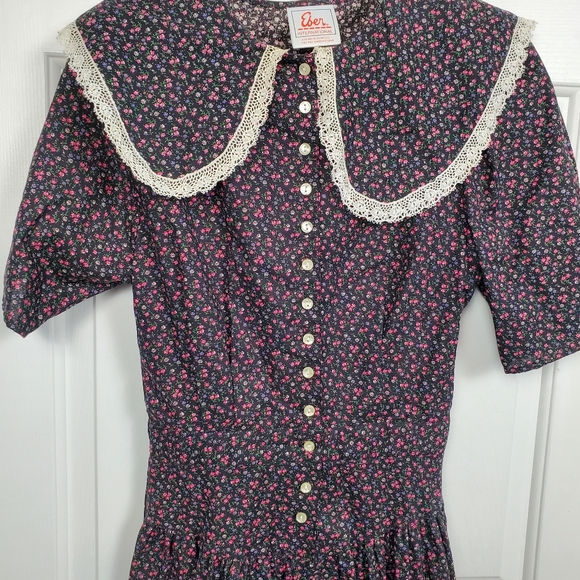 Eber International Size 9 Vintage Dress - Picture 2 of 9